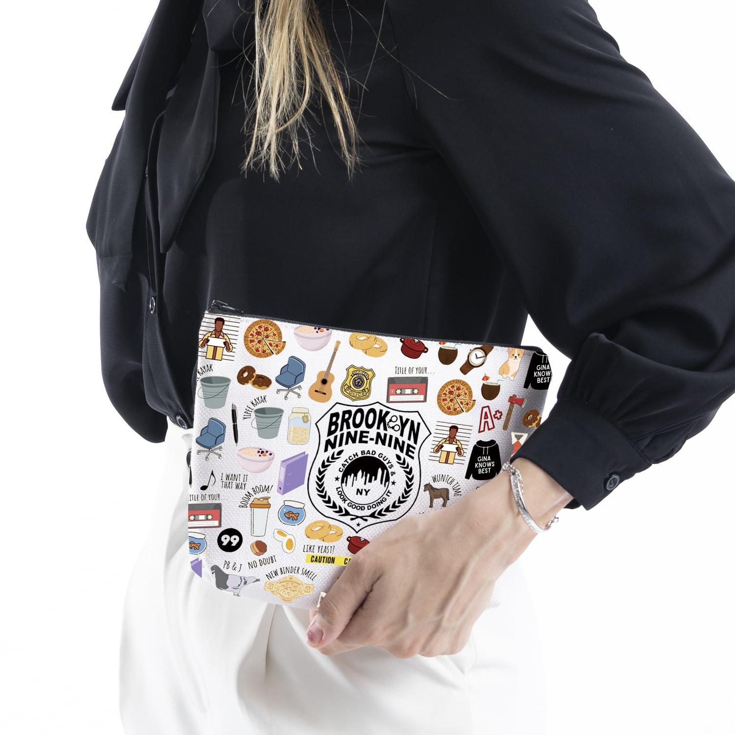 WCGXKO WCGXKO Brooklyn Comedy Tv Show Inspired Gift Tv Show Merchandise Makeup Bag Gift For Fans (brook99)