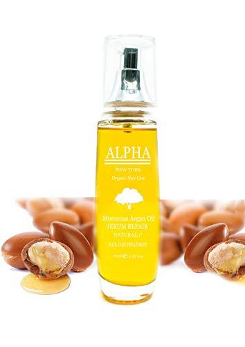 ALPHA NEW YORK Moroccan Argan Oil Serum Organic Hair care by Alpha New York 3.38 Oz