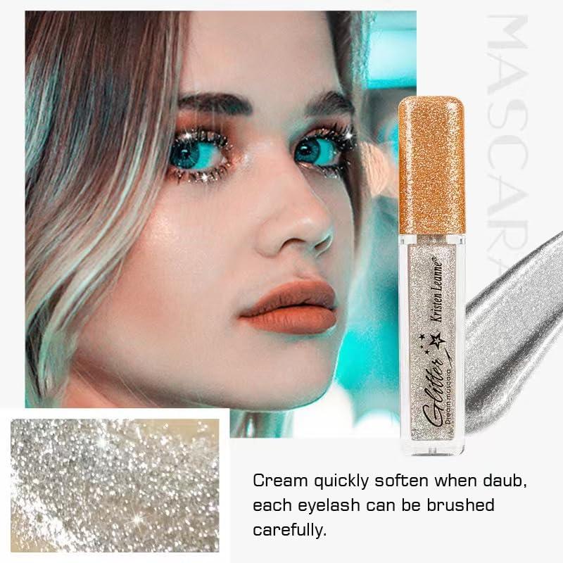 Generic Kristen Leanne Shiny Broken Diamond Color Pearl Glitter Mascara (Pack of 1), Vegan and Cruelty-Free, 0.34 fl oz (6)