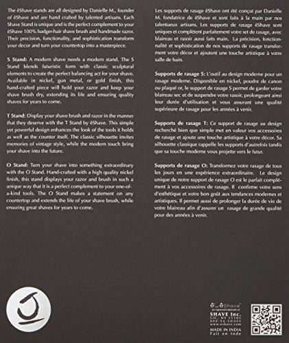 êShave êShave Nickel Plated S Shaving Stand