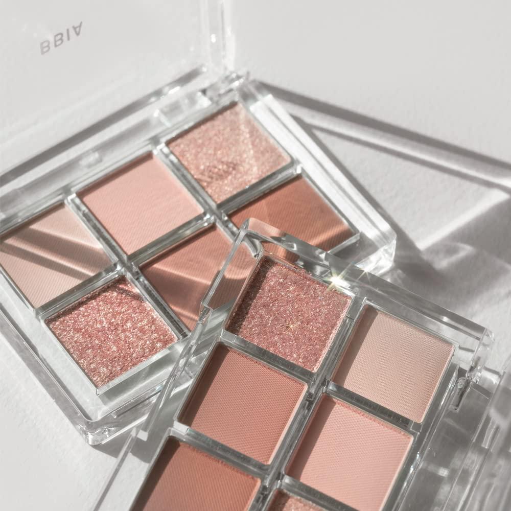BBI@ BBIA BBIA Ready To Wear Eye Palette - Ultimate Eyeshadow Palette Blendable & Buildable Shade Soft Texture Shimmer Finish Gorgeous Pearls Daily Eye Shadow Colors Vegan Korean Eye Makeup (02 MOOD BLUSH)