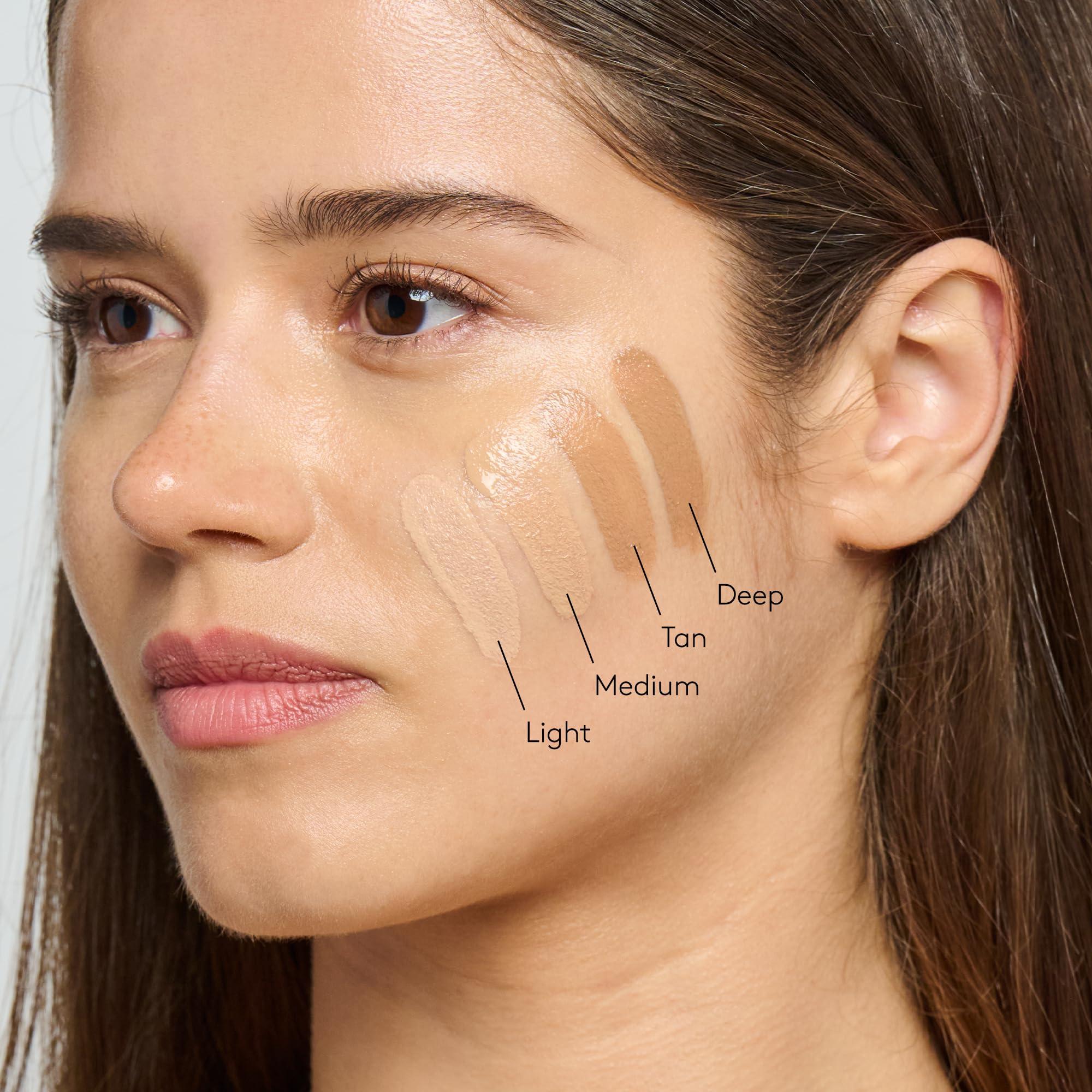 Colorescience Colorescience 50 to 70 SPF Total Protection Face Shield Flex SPF 50, Zinc Oxide Formula, Tan, 1.8 fl. oz.