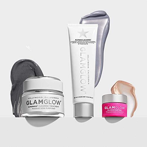Glamglow Glamglow Clear Skin In 3-2-1 Set for Unisex - 3 Pc 1.7oz Supermud, 5oz Supercleanse, 0.5oz Glowstarted