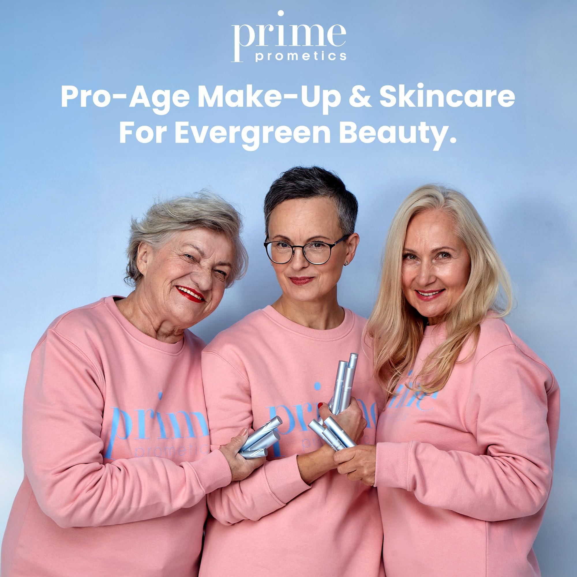 PRIME PROMETICS Prime Prometics PrimeLash Mascara for Older Women Volumizing, Incredible Length in 2 Coats Long-Stay, Zero Clumps, Hypoallergenic (Blue)