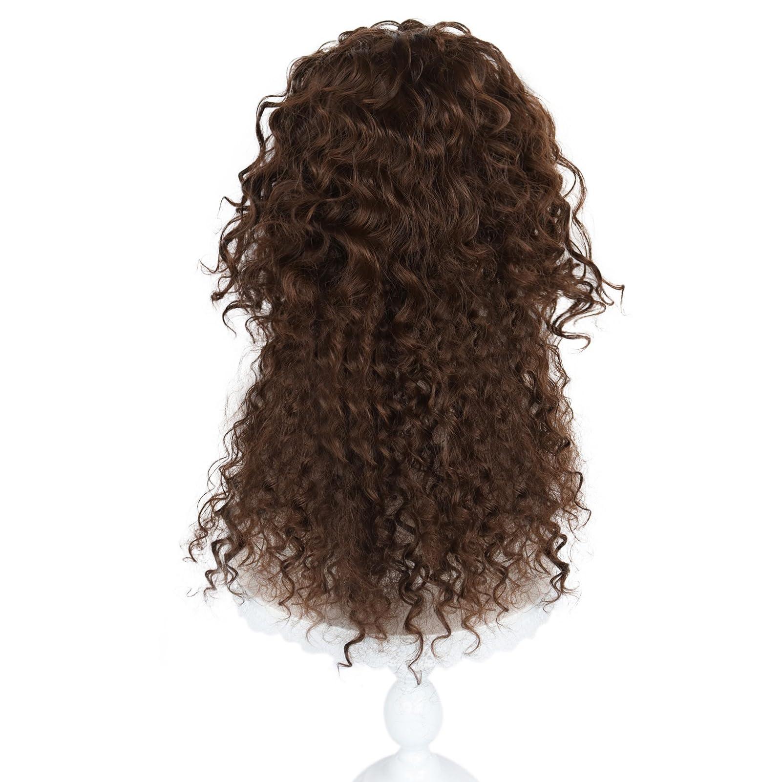 Soyusunny Soyusunny Bellatrix Lestrange Cosplay Wigs Halloween Party Costume for Women Men (Dark)