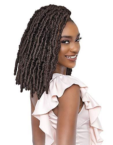 Janet Collection Janet Collection Crochet Braids Nala Tress 3X POETRY BOB LOCS 10" 12" 14" (BUTTERFLY LOCS SERIES) (4)
