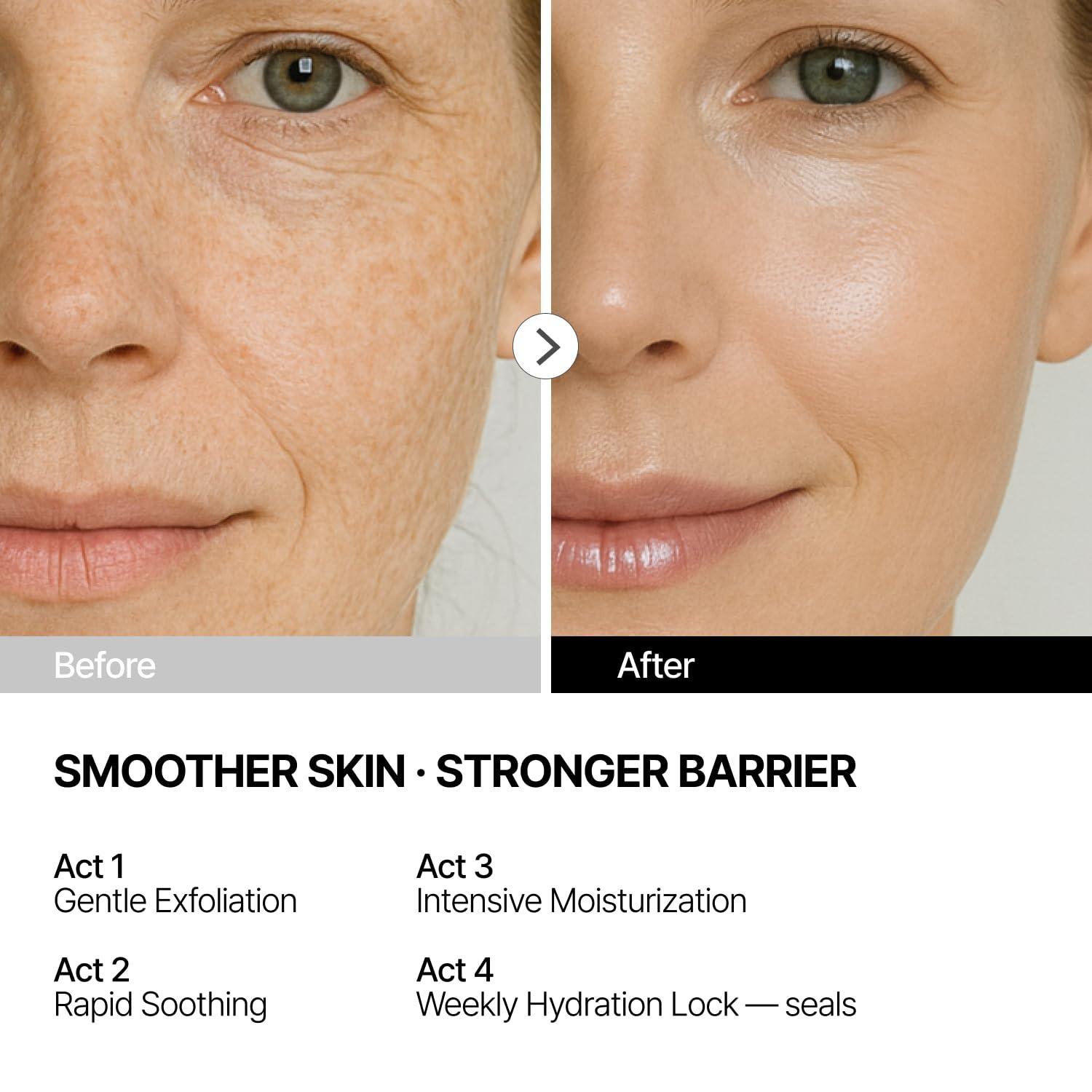 THOME THOME Program Action Mask Kit | 4-Step Facial Kit for Skin Care Routine | Hydrating, Nourishing & Skin Barrier Repair | Korean Skincare Kit for All Skin Types, Sensitive & Dry Skin (6 Sheets)