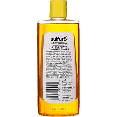 Sulphur 8 Sulfur 8 Deep Cleaning Shampoo for Dandruff, 7.5 Ounce (Pack of 2)