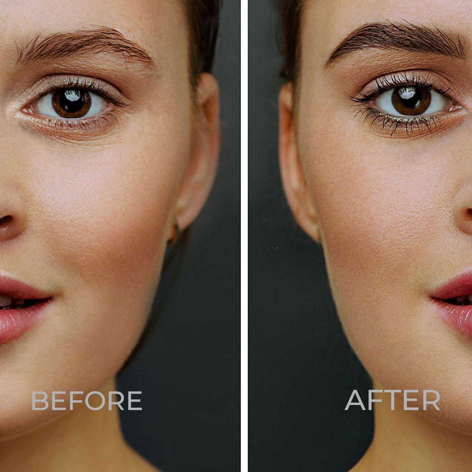 Menela MENELA Eyebrow Henna Tint - Medium Brown Henna Brow Dye with Bamboo Extract for Enhanced, Natural-Looking Brows - 2.5g Henna Powder & 15ml Fixer - Eyebrow Tint Kit