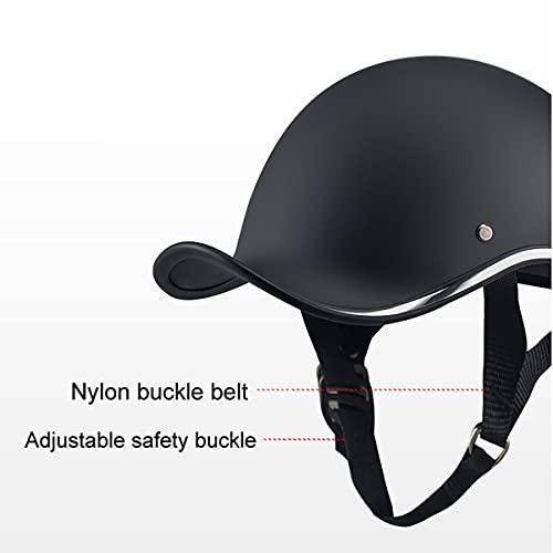 SDFGDFD SDFGDFD Scooter Motorcycle Half Helmet,DOT/ECE Certified Motorcycle Half Open Face Helmet Pea Helmet Four Seasons Outdoor Riding Half Helmet Brain Cap Motorcycle Half Helmet