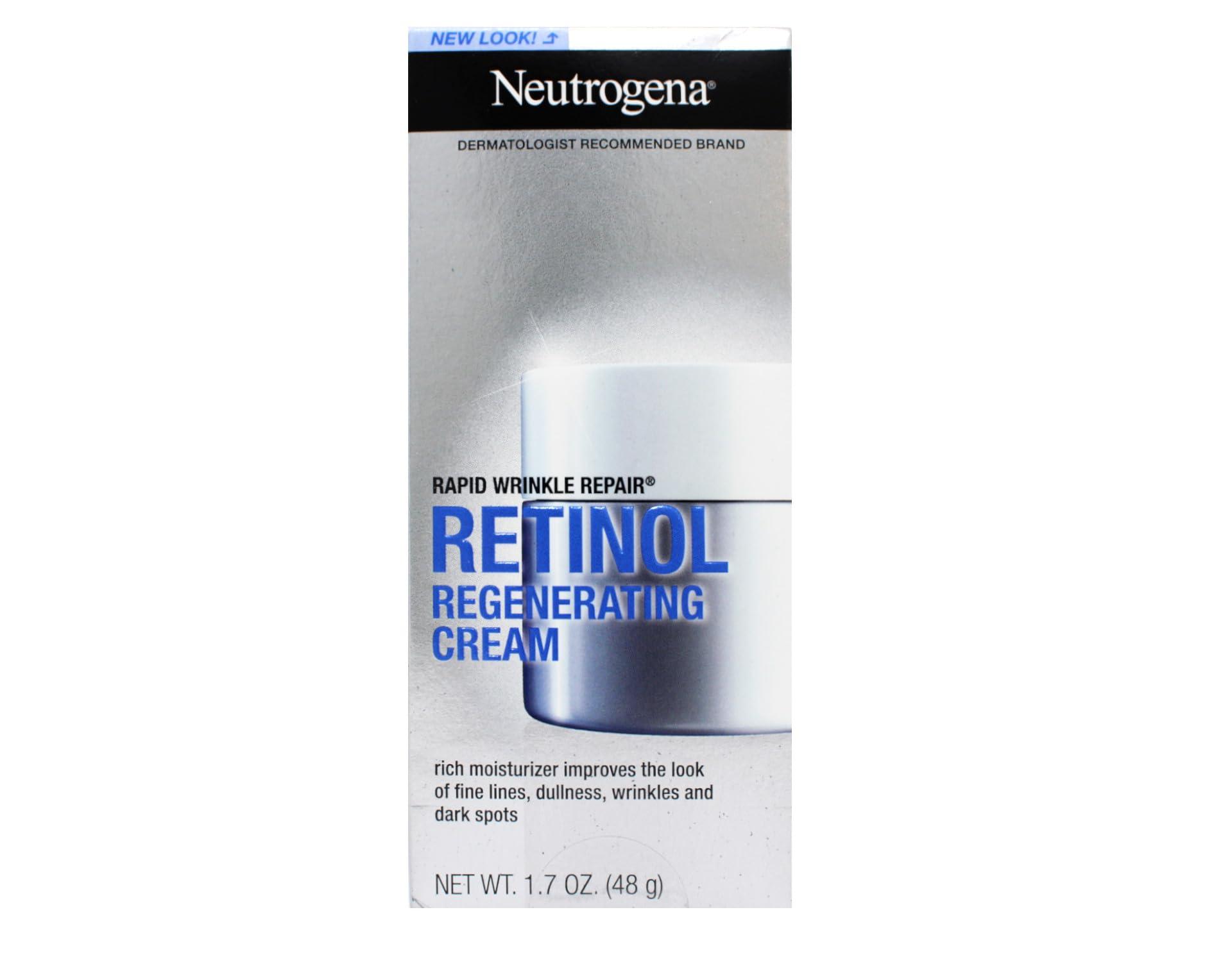 Johnson & Johnson Johnson & Johnson Neutrogena Rapid Wrinkle Repair Retinol Regenerating Cream - 1.7 oz (Pack of 2)
