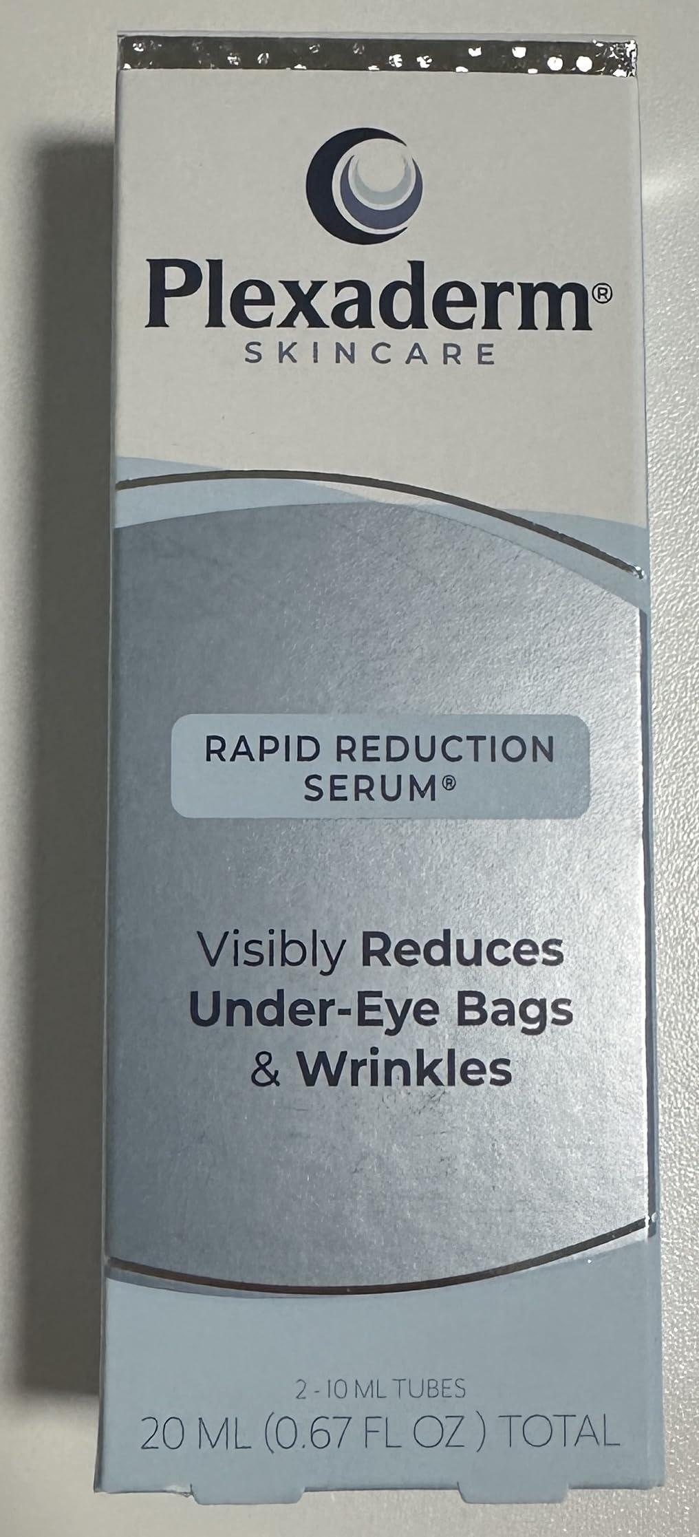 NinthAvenue Basics Plexa derm Rapid Reduction Wrinkle Serum - Reduces Under-Eye Bags, Wrinkles, Dark Circles, Fine Lines & Crow's Feet Instantly (2-Pack)
