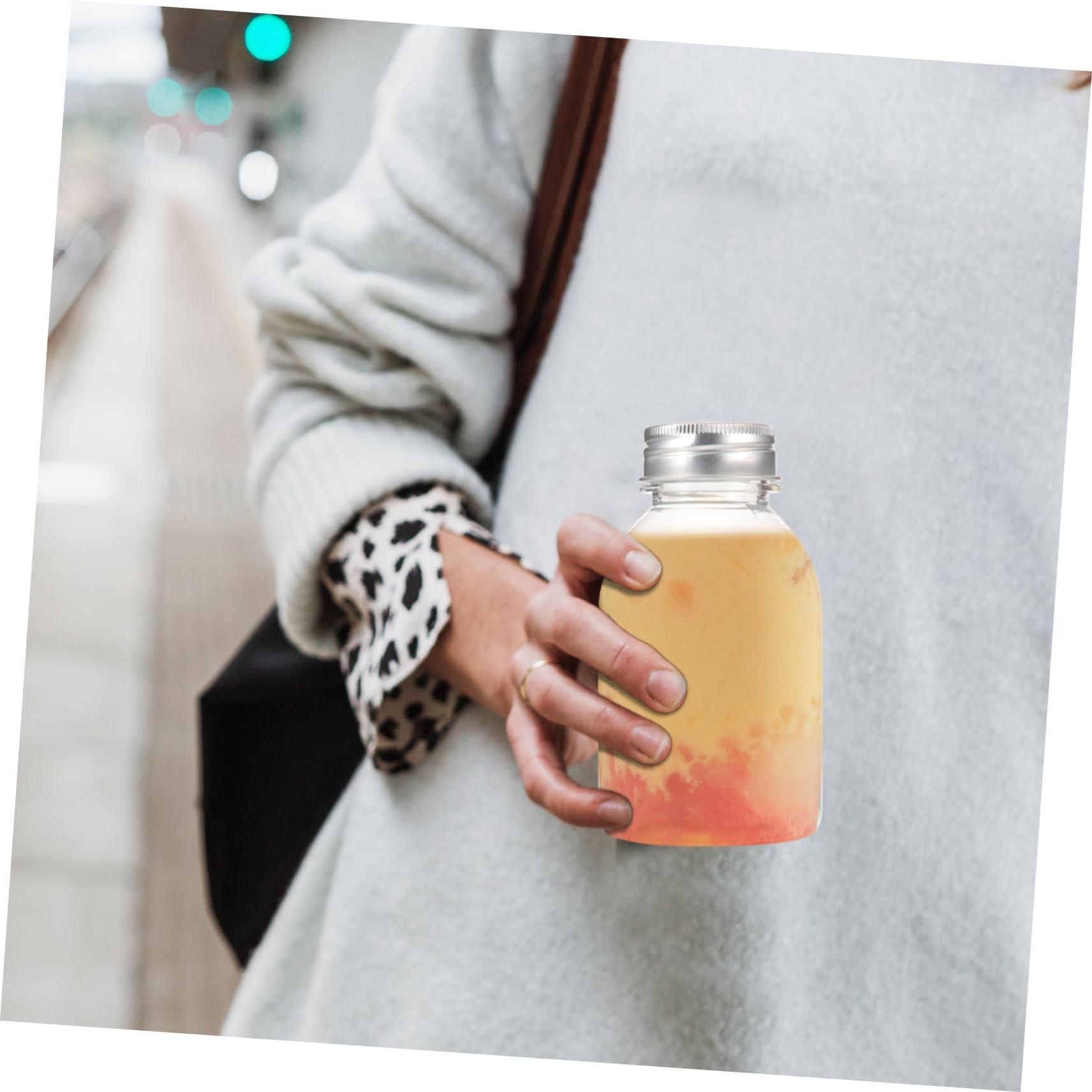 Beatifufu Beatifufu Drink Container 6Pcs mini water bottles reusable bulk mini reusable water bottles bottle sand bottle milk bottle plastic bottle small beverage bottles with cover vial