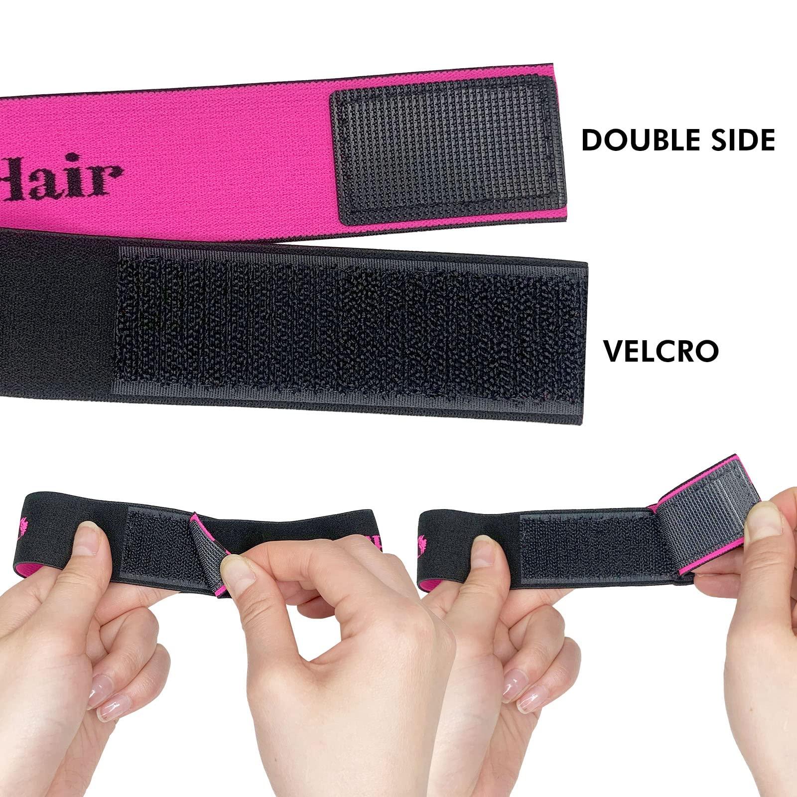 Dolahair Dolahair Hair Wax Stick for Flyaways, Women, and Kids - Hair Pomade Stick (1 Pack with 2 Bands and 2 HD Wig Caps)