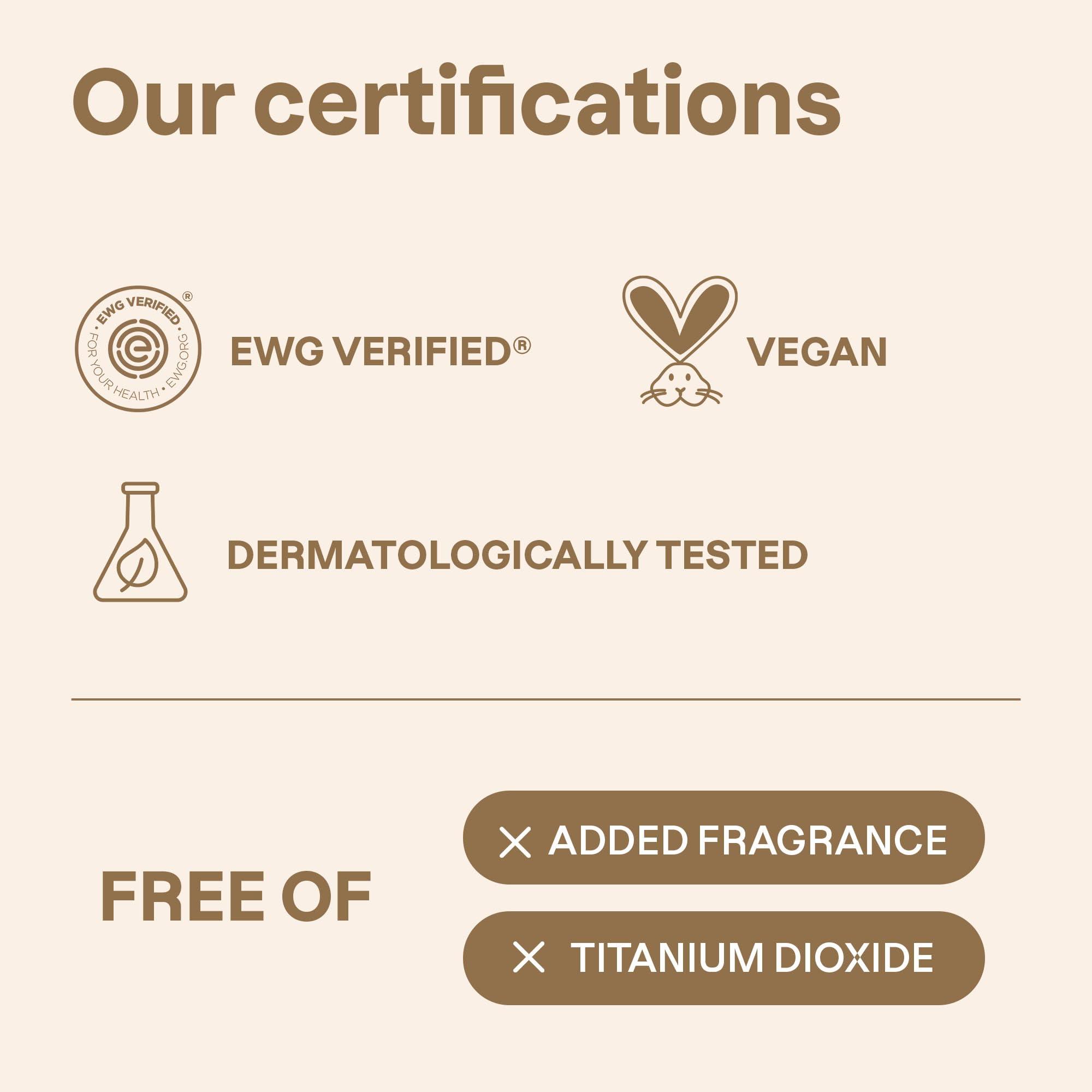 ATTITUDE ATTITUDE Oceanly Plastic-Free Light Coverage Foundation Stick, Titanium Dioxide-Free,EWG Verified, Vegan & Cruelty-free Makeup, Nude, 16141, 0.42 Ounces