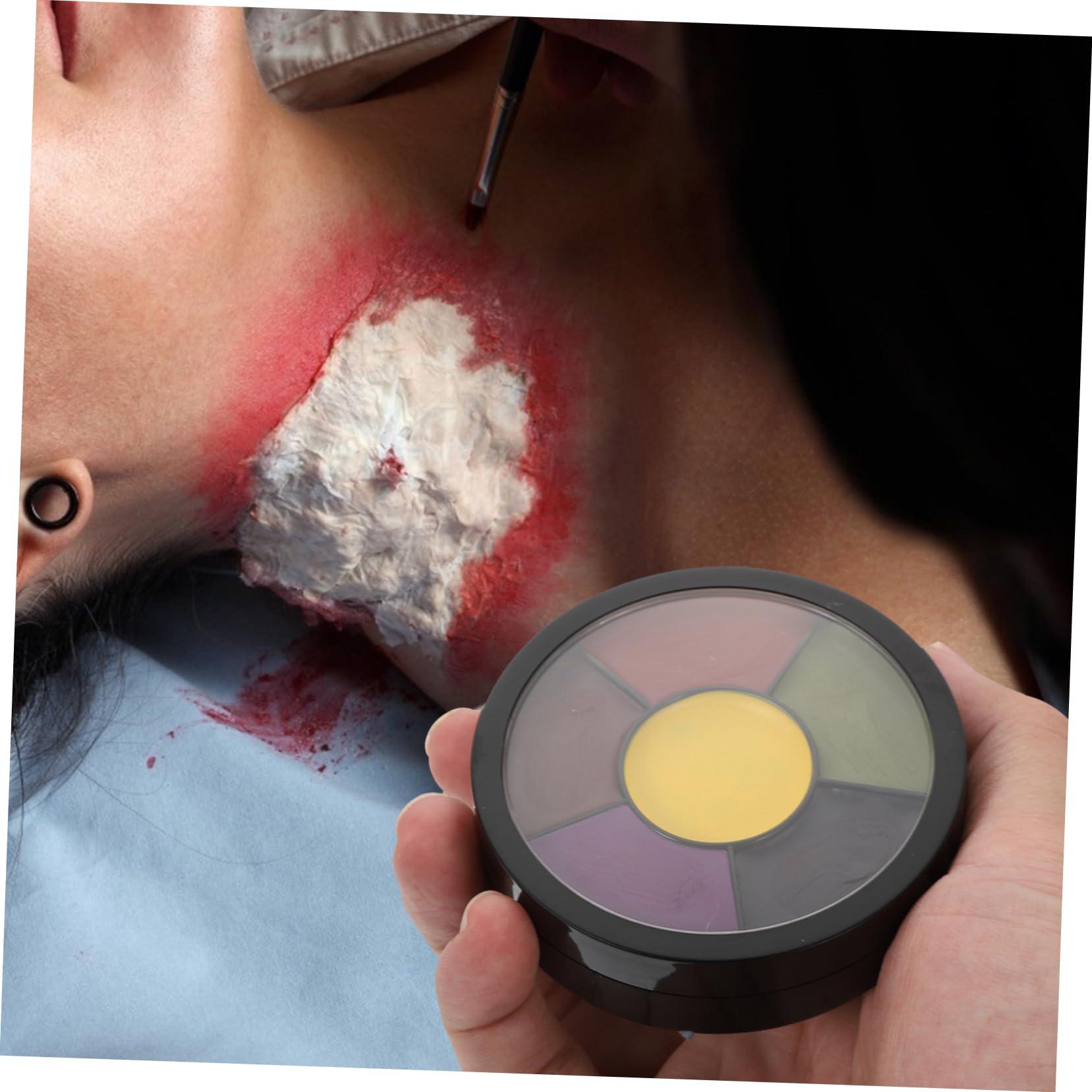 NOLITOY NOLITOY 2 Pcs Halloween Simulated Makeup Products Face Paint for Women Men Wound Cosmetic Kit