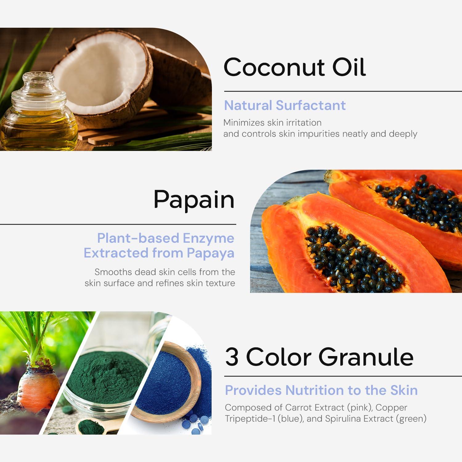 tHermoCEUTICAL tHermoCEUTICAL Post Enzyme Gentle Cleanser - Daily Exfoliating Face Wash, Facial Scrub Exfoliator with Papaya Enzyme Powder, 1.4 fl.oz