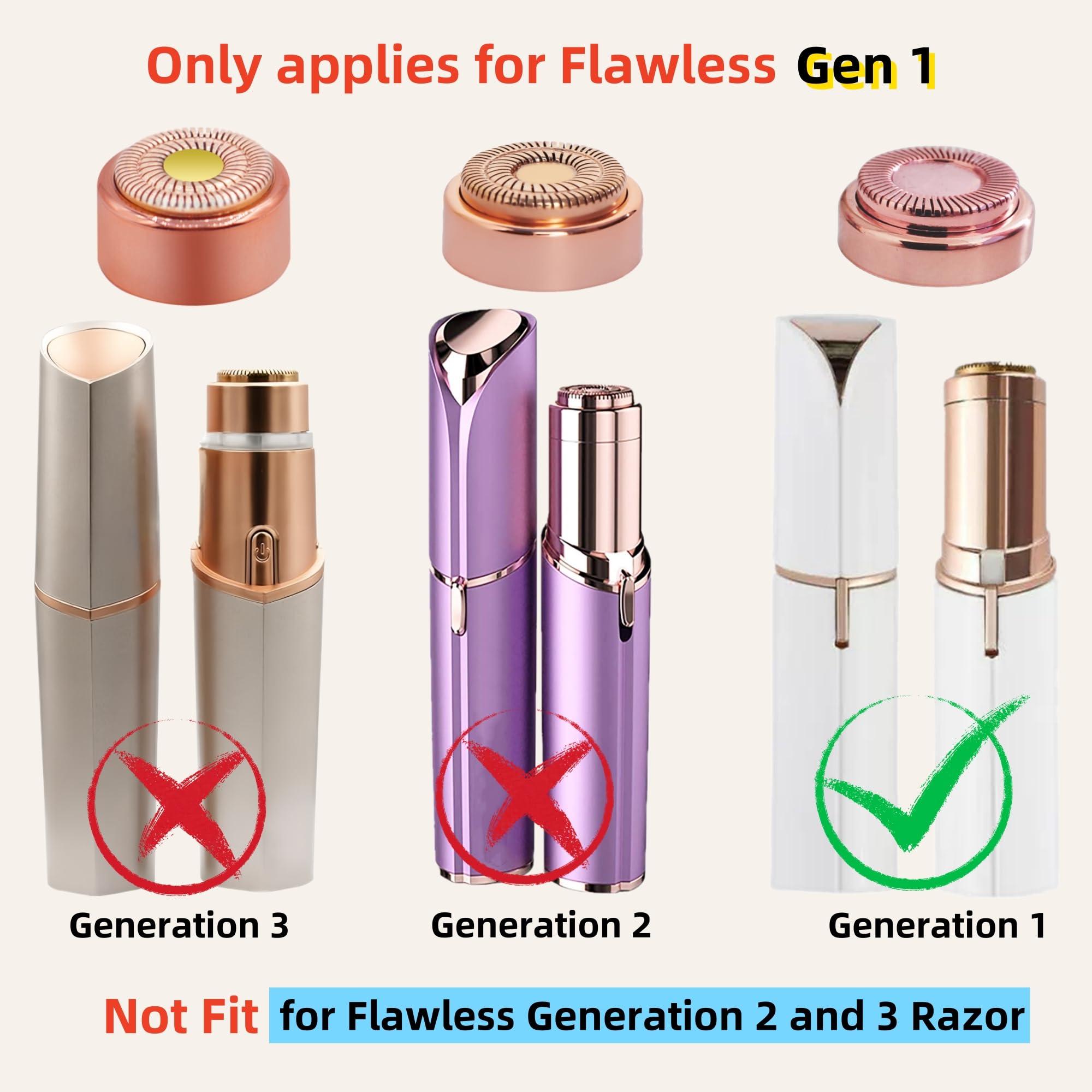 Efsanony Facial Hair Remover Replacement Heads - Gen 1 Compatible with Finishing Touch Flawless Hair Remover Tool for Women Easy Facial Hair Removal