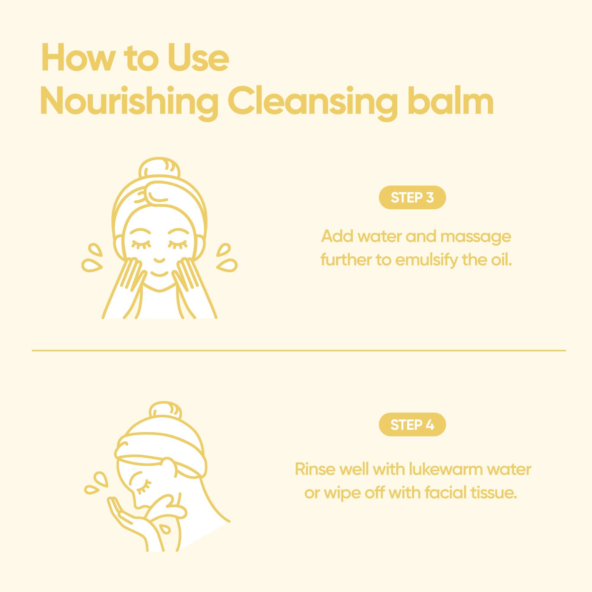 BANILA CO BANILA CO Clean it Zero Nourishing Cleansing Balm | Korean Makeup Remover for Dry Skin | Vegan | Cleansing Oil, Facial Cleanser Made with Ginseng Root & Soybean Peptide (100ml / 3.38 fl. oz)