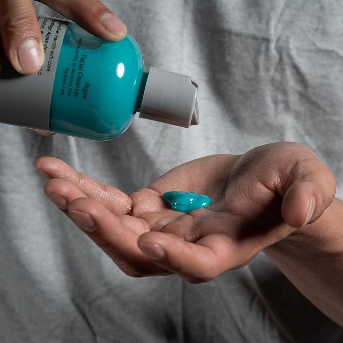 Anthony Anthony Algae Facial Cleanser, 32 Fl Oz - Algae, Aloe Vera, Azulene, Lavender & Rose Hip Oil for Cleansing, Refreshing, Moisturizing, Hydrating, Calming & Soothing Skin