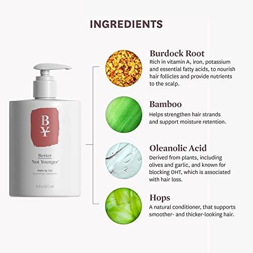 Better Not Younger Better Not Younger Wake Up Call Volumizing Shampoo and Conditioner Set, 16 Fl Oz.