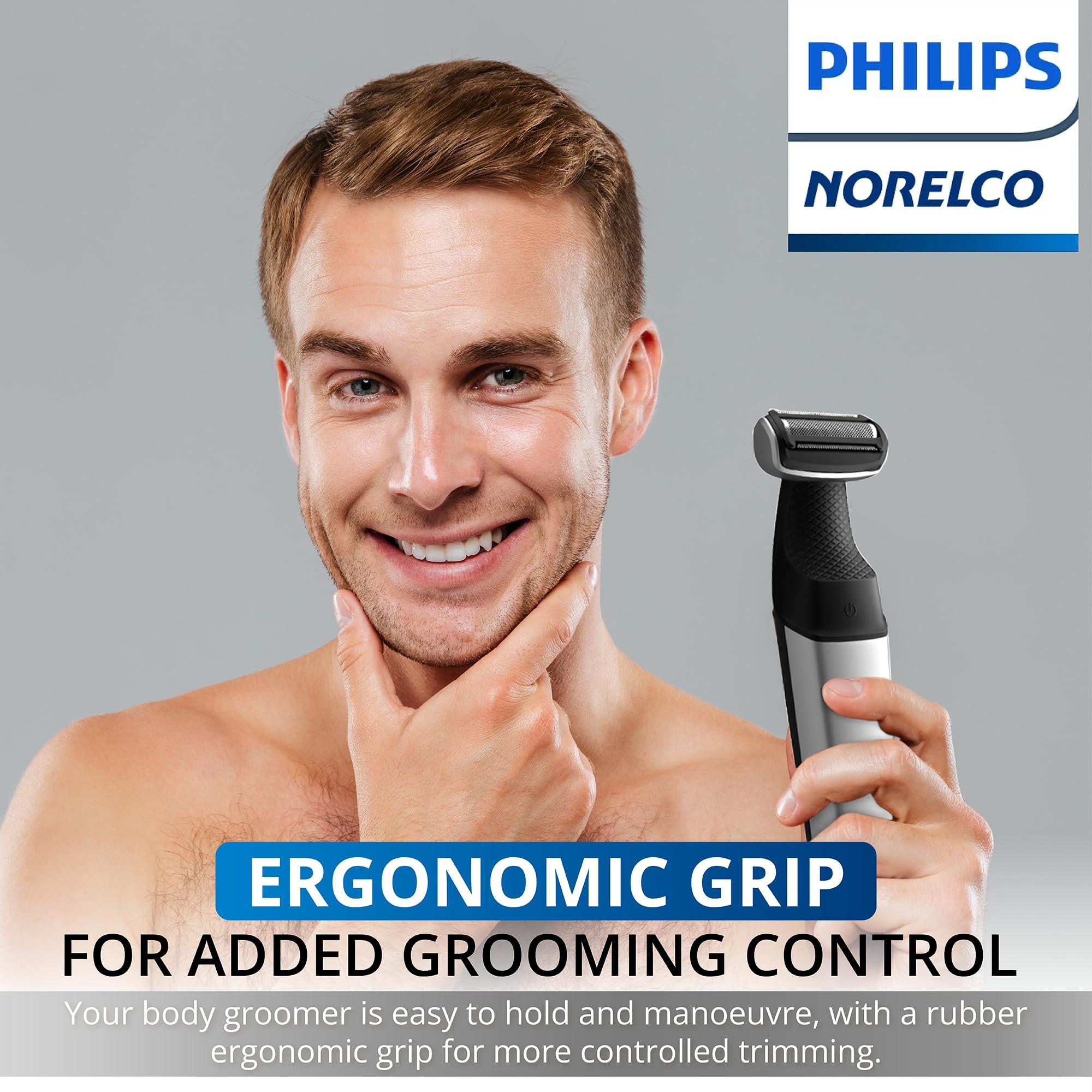 PHILIPS Philips Norelco Body Groomer Series 5000 Body Shaver, Body Hair Trimmer for Men, Showerproof Manscaping Groin Trimmer for Men