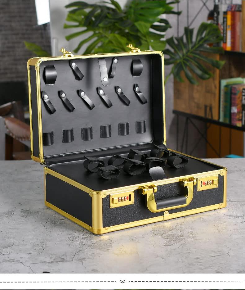 HUIMSWARM HUIMSWARM Professional Barber Supplies Case for Barber,Portable Barber Travel Carrying Case for Hair Stylist& Pet Groomer,Multi-Space Design, Sturdy, Large-Capacity Mobile Barber Stations