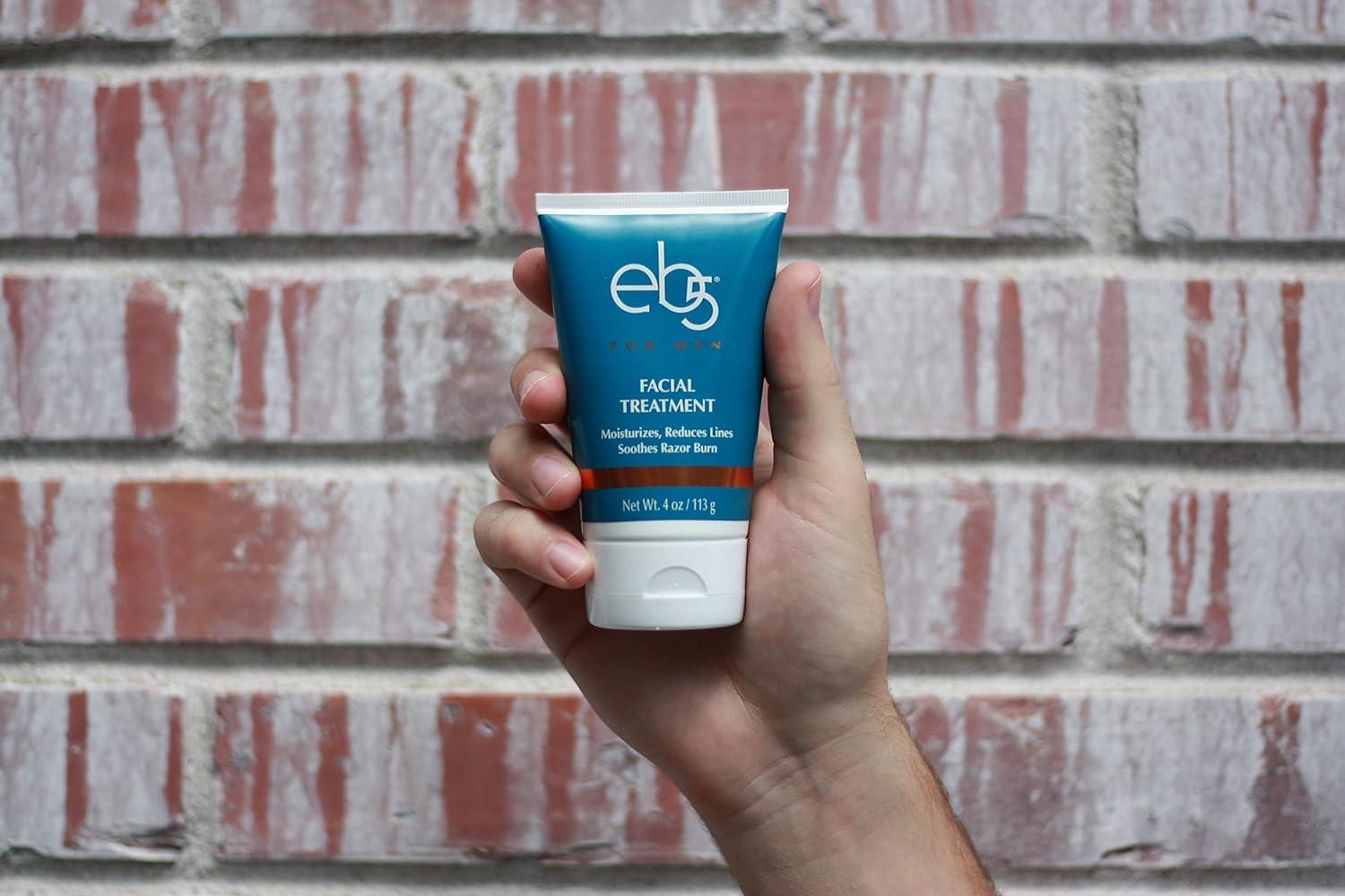 eb5 eb5 Mens All-in-one Anti-Aging Face Cream | Formulated with Retinol, Vitamins E, B5, and A to Moisturize, Reduce Lines and Soothe Razor Burn - 4 Fl Oz