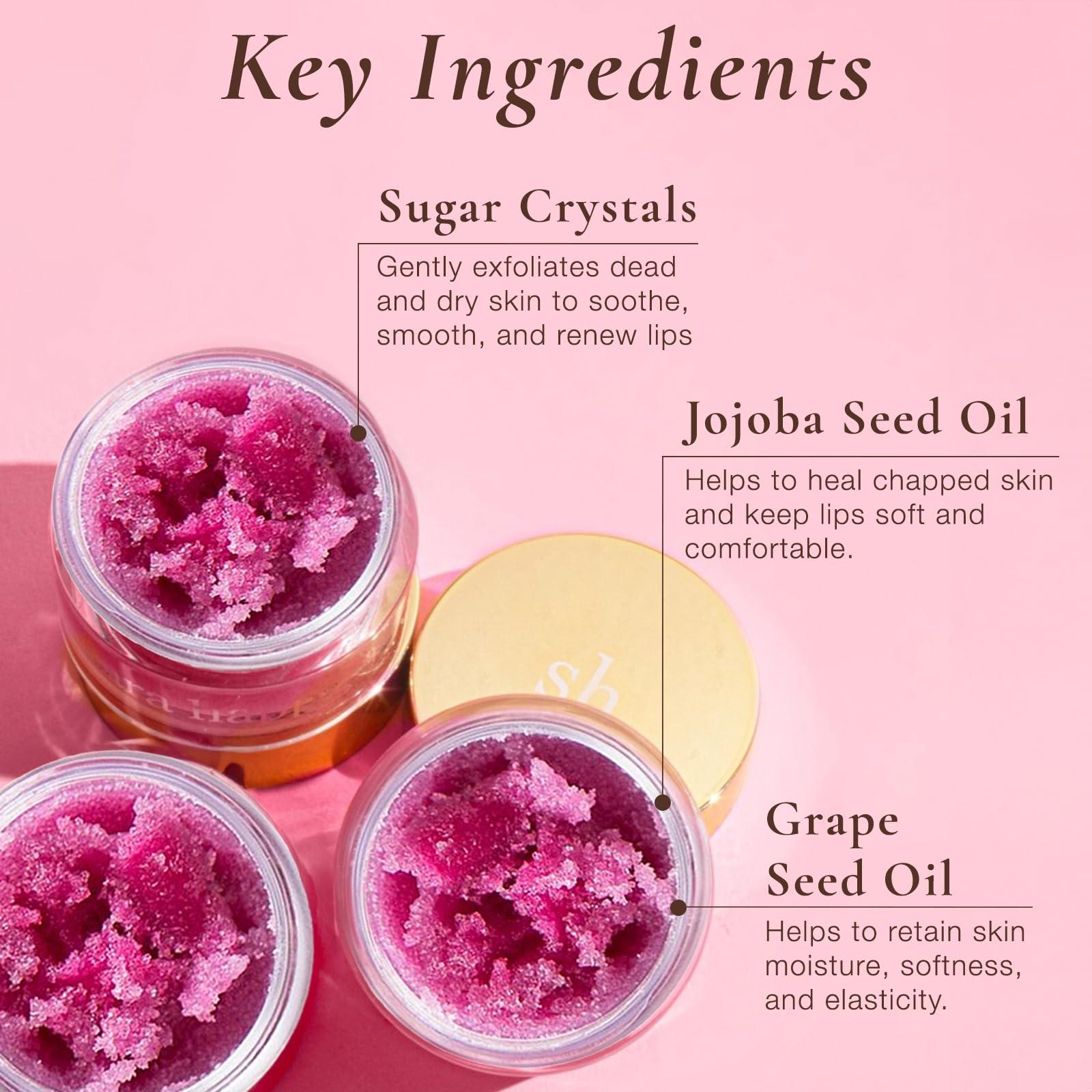 Sara Happ Sara Happ The Passion Fruit Lip Scrub - Gently Exfoliate, Polish, and Revitalize Dry Lips with Sugar Crystals, Jojoba, and Grape Oils. Vegan, 0.5 oz