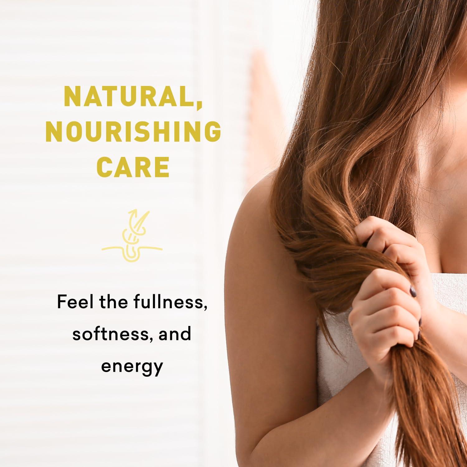 Just Nutritive Just Nutritive Thicker Hair Shampoo | Hair Thickening | Hair Growth Thickening Shampoo | Grow Thick Hair | Hair Thickening Treatment for Men and Women 16 Oz