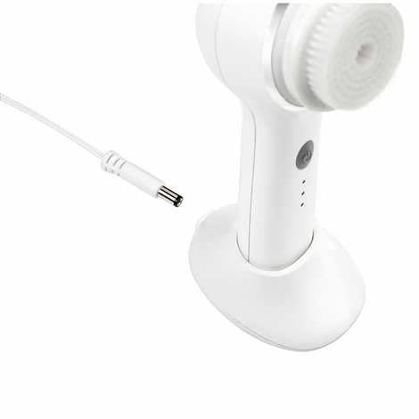 Conair Conair True Glow Sonic Facial Brush Kit, Waterproof and Rechargeable with 2 Brush Heads and Cosmetic Storage Pouch