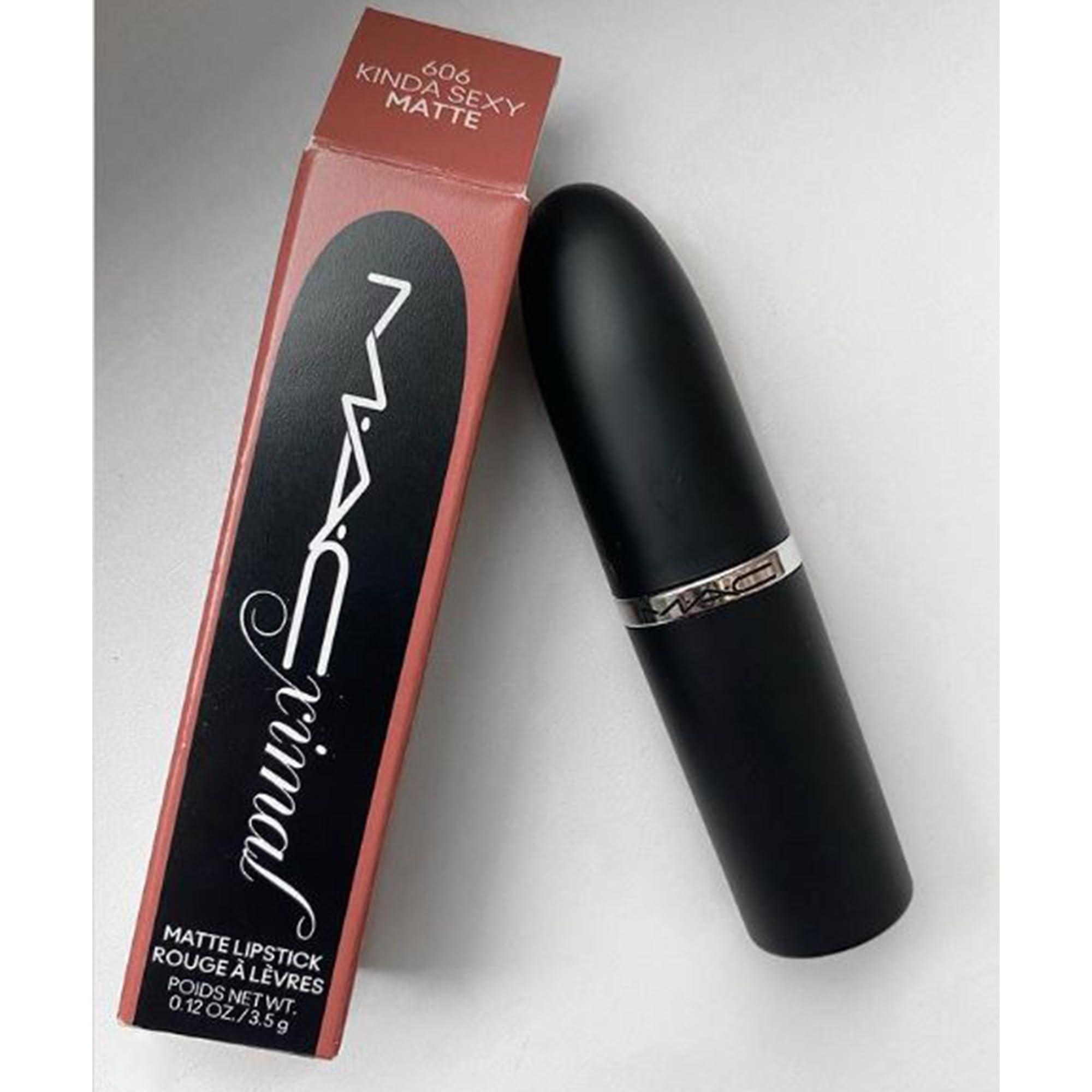 MAC MAC Macximal Matte Lipstick - 606 Kinda Sexy for Women - 0.12 oz Lipstick