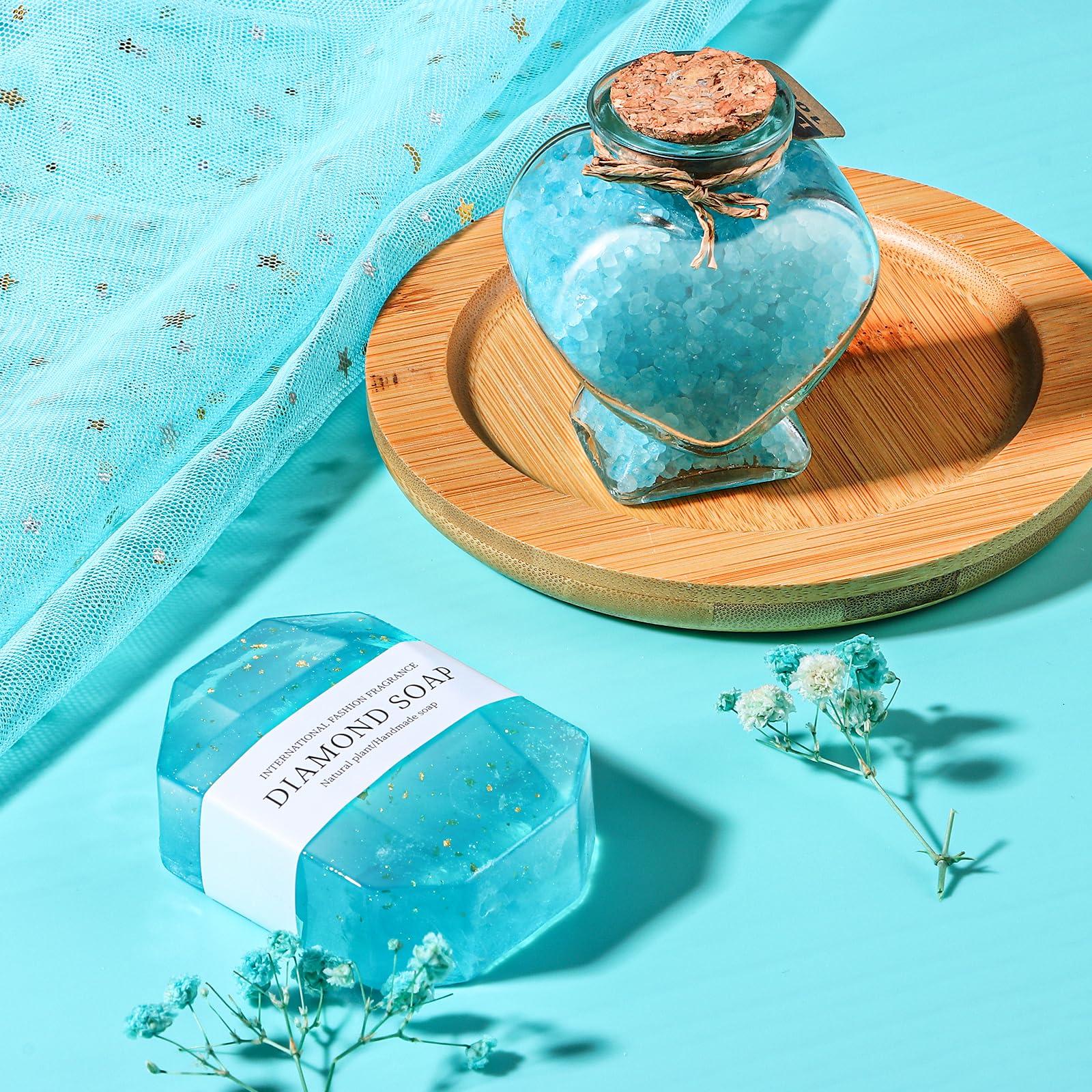 Aofmee Birthday Gifts for Women, Spa Gift Baskets for Women Mom Her Wife Best Friends Girlfriend Teen Girls Sister Teacher Nurse, Unique Blue Self Care Relaxing Gifts for Christmas Valentines Mothers Day