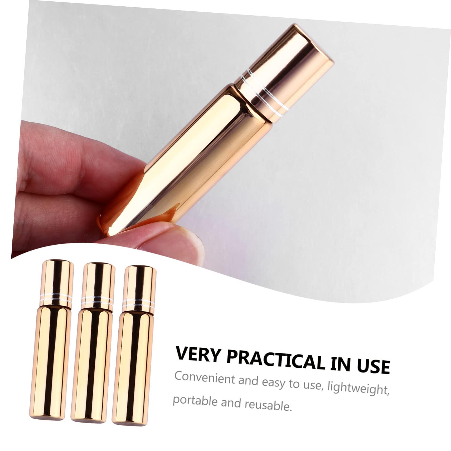 CAJDEOPYE 18 Pcs Roll Essential Oil Perfume Bottle Essential Oil Bottle Refillable Bottles Subpackaging Bottle Empty Bottles Perfume Sample Bottle Glass Bottle Roller Bottle Perfume Bottles/939