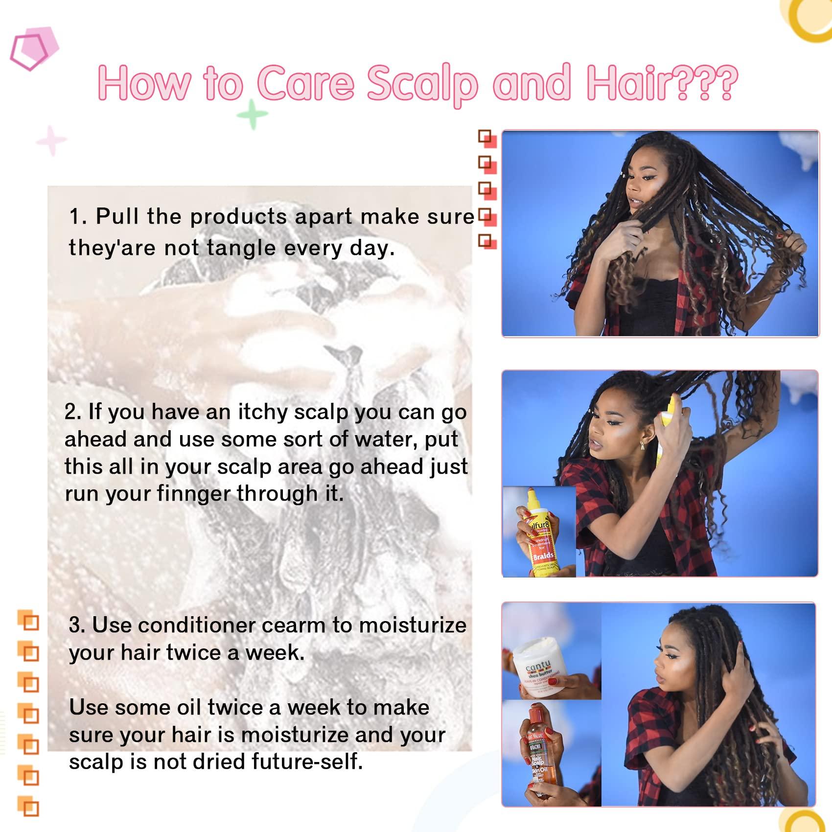 Karida Karida Faux Locs Crochet Hair 18 Inch, 8 Packs Pre Looped Goddess Locs Crochet Hair, Wavy Crochet Faux Locs With Curly Ends, Boho Faux Locs Crochet Hair For Black Women (18 inch, T30#)