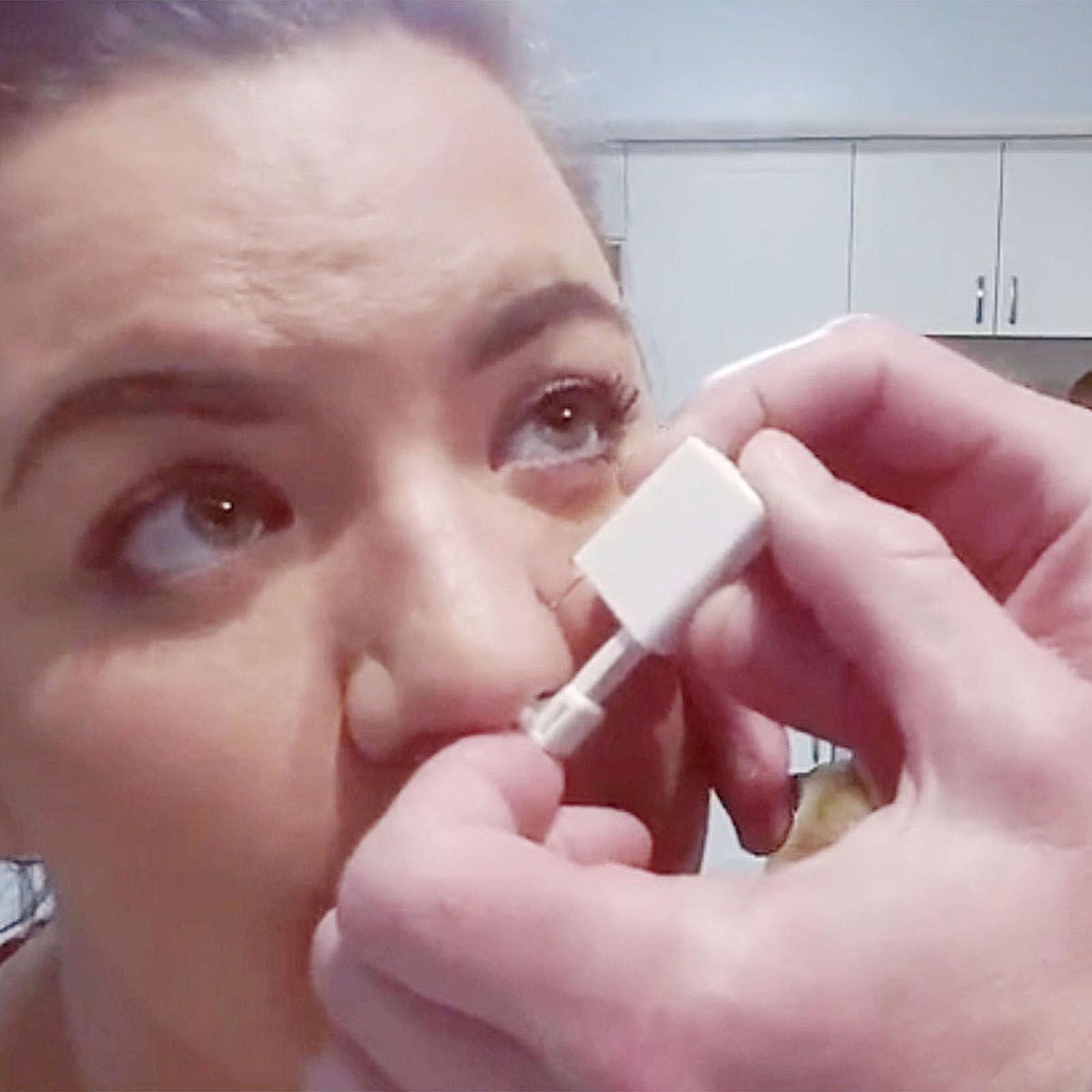 SLVIEKAE Nose Piercing Kit, SLVIEKAE Self Nose Piercing Gun Nose Piercing Kit Tool Disposable Piercing Kit (White)