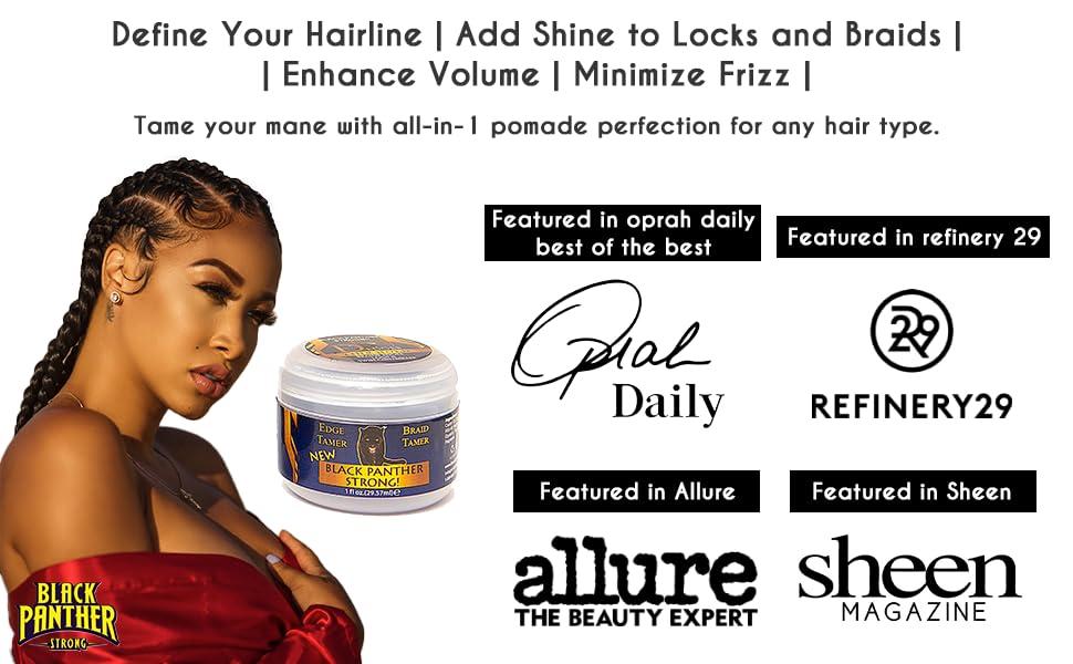 The Roots Naturelle The Roots Naturelle Black Panther Braid Foam & Edge Control (Braid Kit) 2 Pc Pack