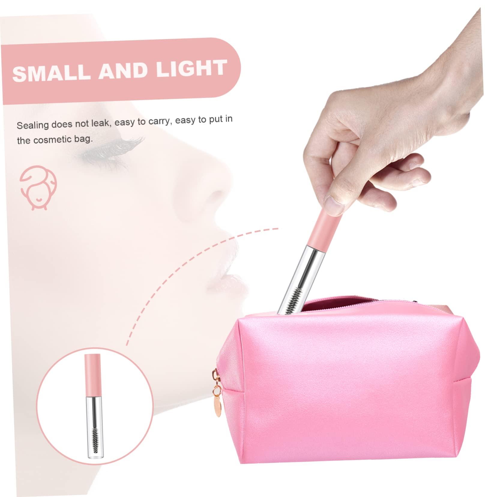 FOMIYES FOMIYES 10pcs Mascara Empty Tube Mascara Volume Mascara Tubes Empty Mascara Tube Clear Empty Eyelashes Mascara Tube Empty Eyelash Mascara Tube Refillable Empty Mascara Palette Plastic Pink