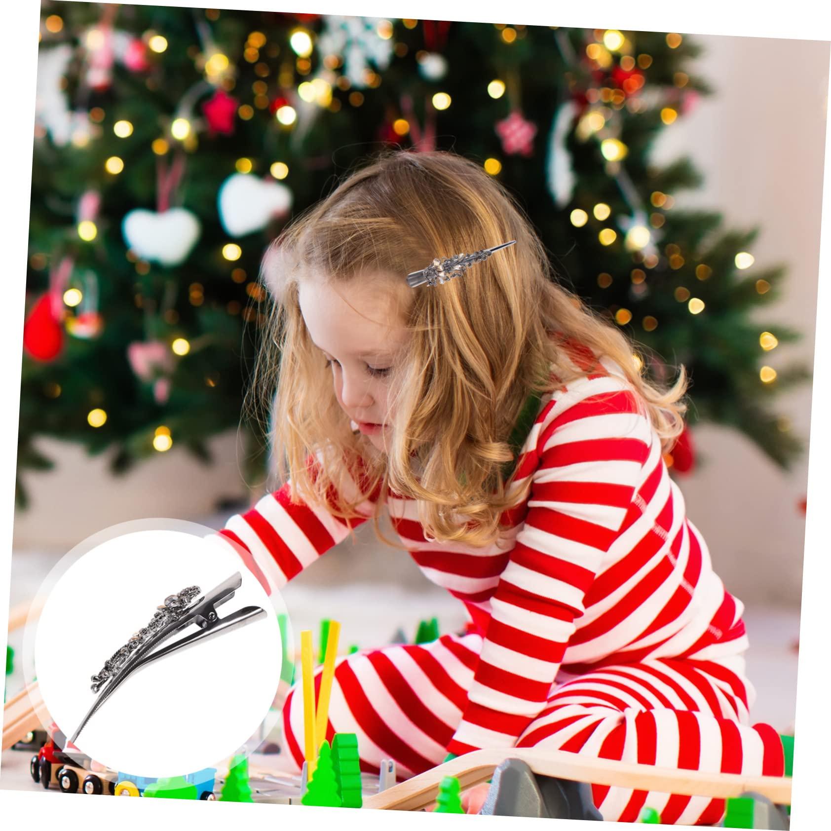 LIFKOME LIFKOME 1pc Pin Hair Rhinestone Alligator Clips Billed Large Hair Clips