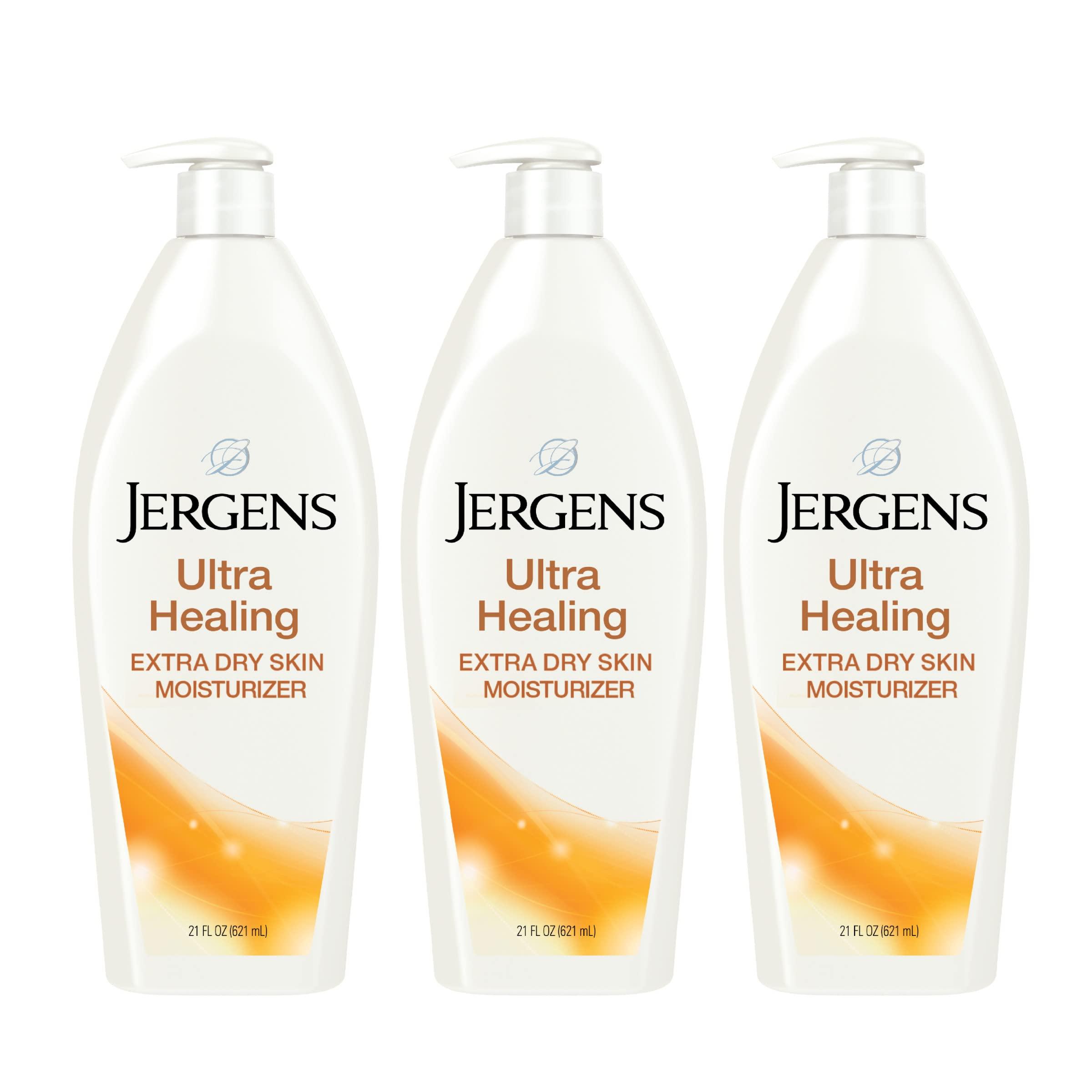 Jergens Jergens Ultra Healing Dry Skin Lotion, Hand and Body Moisturizer for Quick Absorption into Extra Dry Skin with Hydralucence Blend & Hand and Body Lotion, Pure Shea Butter Deep Conditioning Body
