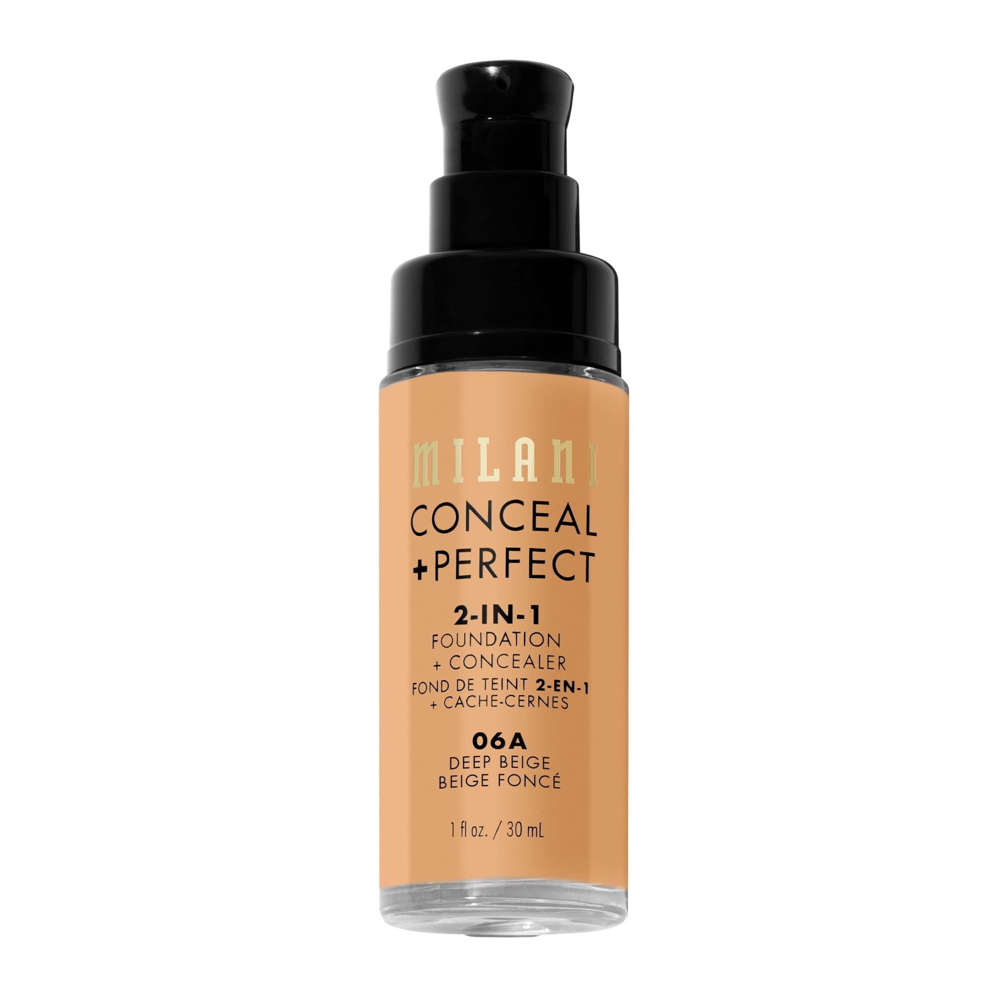 Milani Conceal + Perfect 2-In-1 Foundation and Concealer 06A Deep Beige