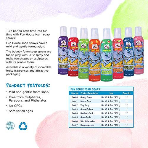 Moneysworth & Best Moneysworth & Best Fun House Kids Foam Soap Very Berry & Blueberry Rush, (14422)