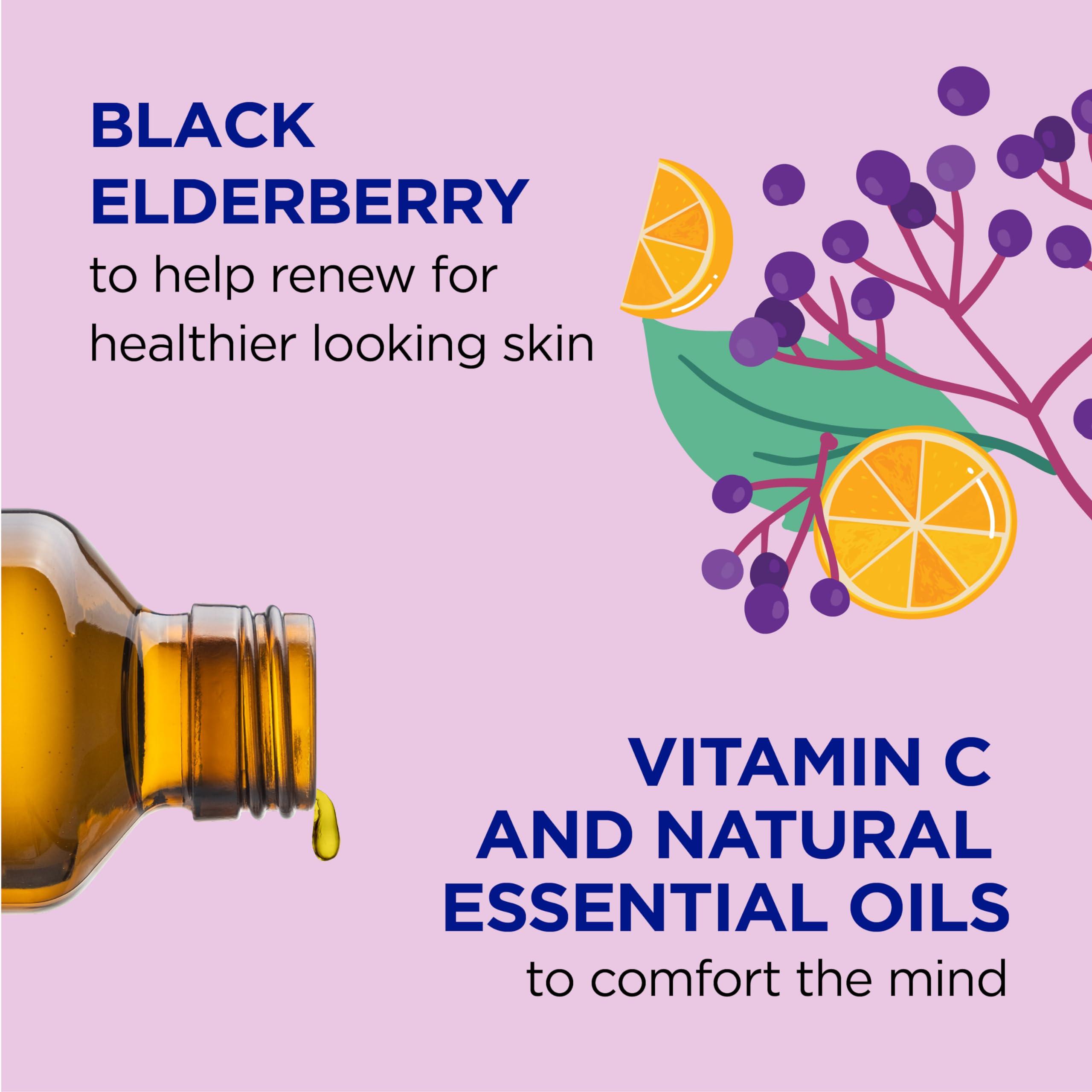 Dr Teal's Dr Teal's Kids 3-in-1 Elderberry Bath: Bubble Bath, Body Wash & Shampoo, 20 fl oz. & Kids Gentle Epsom Salt, Sleep Soak with Melatonin & Essential Oil Blend, 2 lbs (Pack of 3)