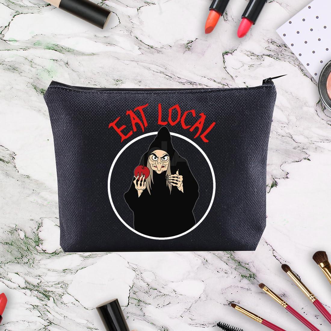 CENWA CENWA Poisoned Apple Makeup Pouch Bag Poison Apple Cartoon Movie Gift Poison Villains Inspired Gift (local B)