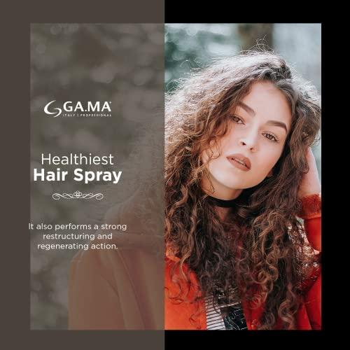 GA.MA ITALY PROFESSIONAL GA.MA ITALY PROFESSIONAL GAMA Argan Oil Heat Protectant Spray Bundle with Hair Dryer Stand