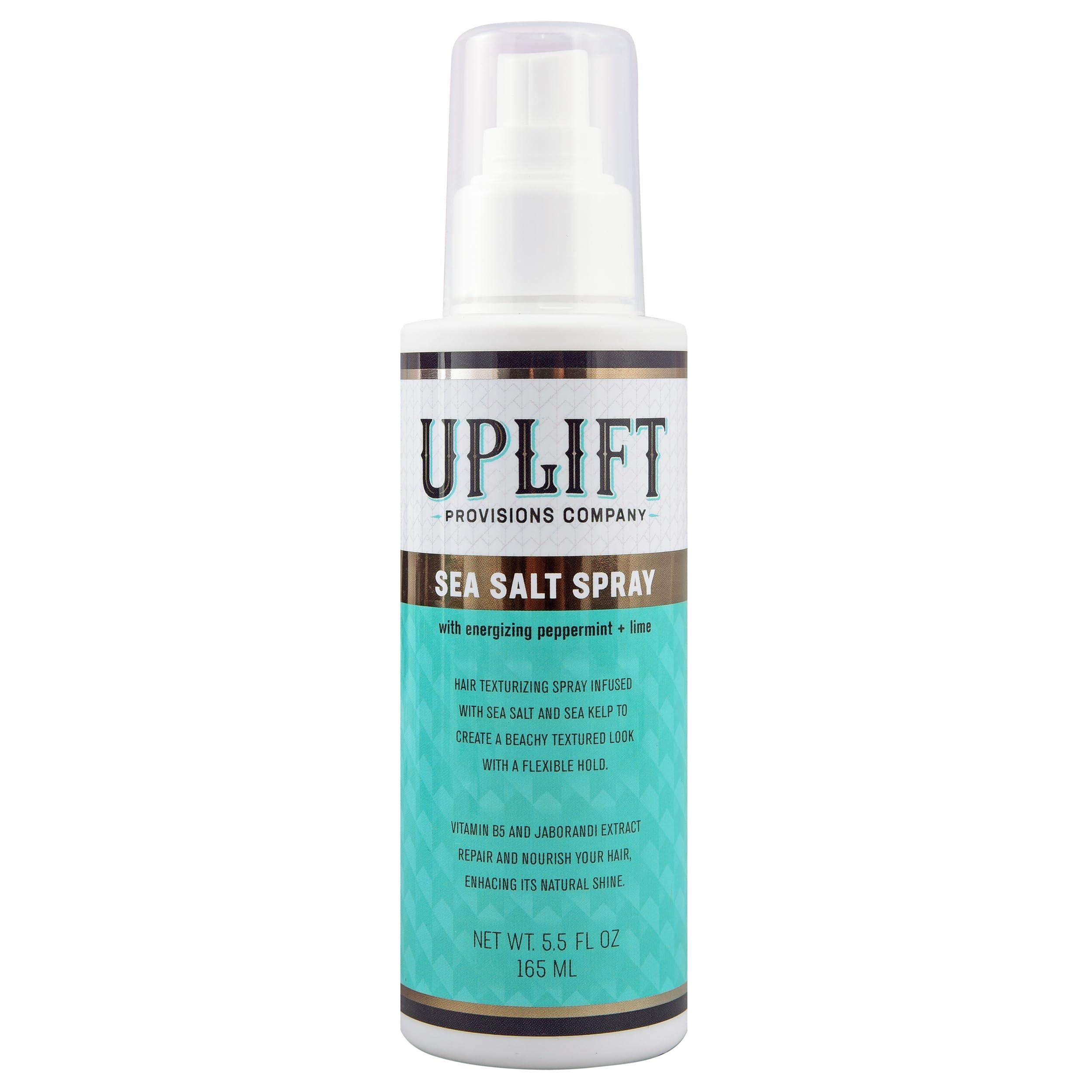 Uplift Provisions Company Uplift Provisions Company Sea Salt Spray - Versatile Texture Spray for Hair to Achieve Perfect Beach Waves, Amplify Curly Hair, or Boost Volume in Fine or Thin Strands - 5.5 oz