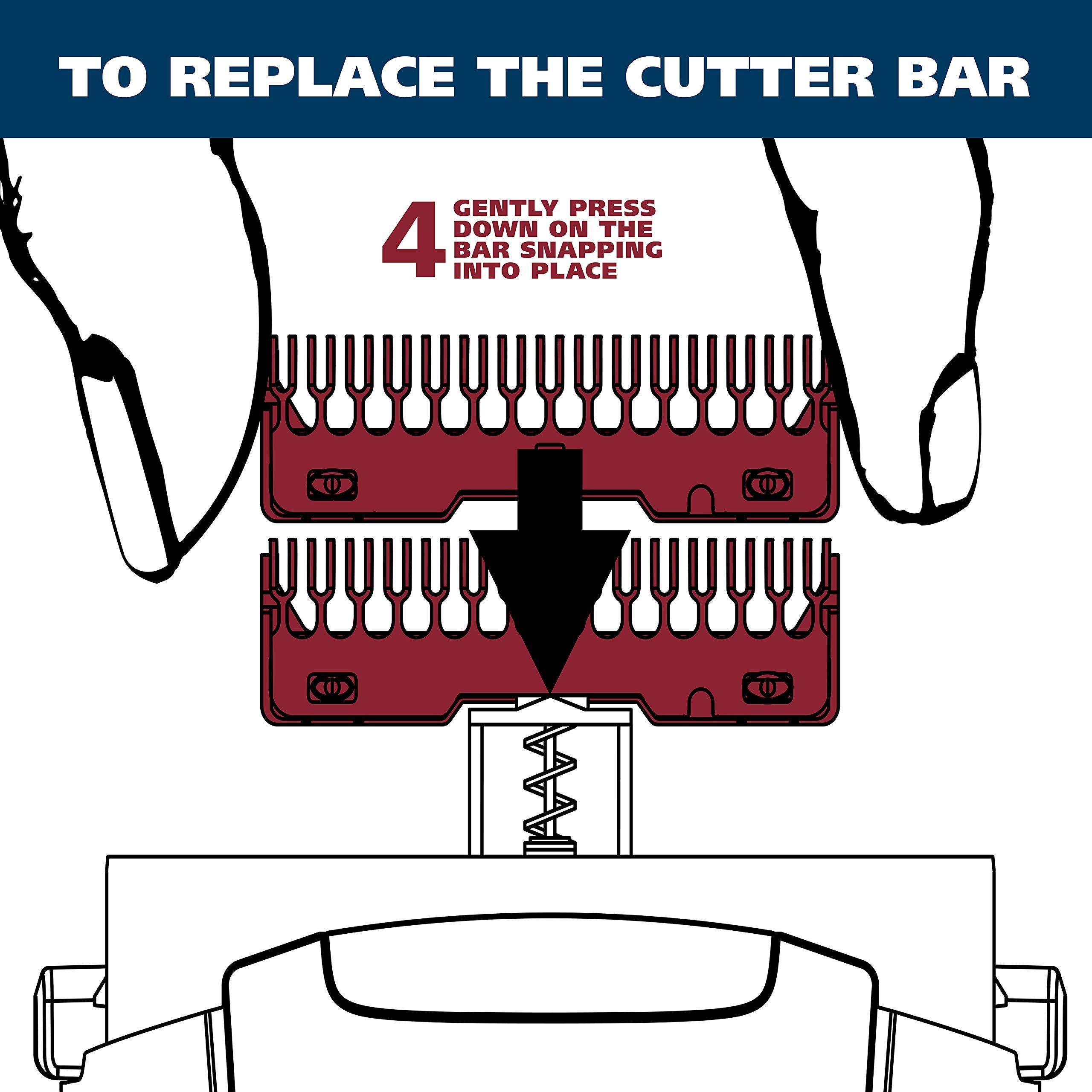 Wahl Wahl Groomsman Shaver Replacement Cutters and Head for 7063 Series, Black - Model 7046