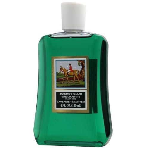 Midway Importing Jockey Club Liquid Brilliantine Hair Styling, Helps Softens All Hair Types, Lavender Scented 4 Fl Oz Plastic Bottle
