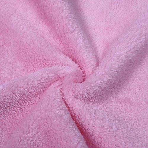 Lifaith Lifaith Microfiber Makeup Removal Cloths Ultra Soft Facial Cloths, Pack Of 3, 12 x 12-Inch, Pink