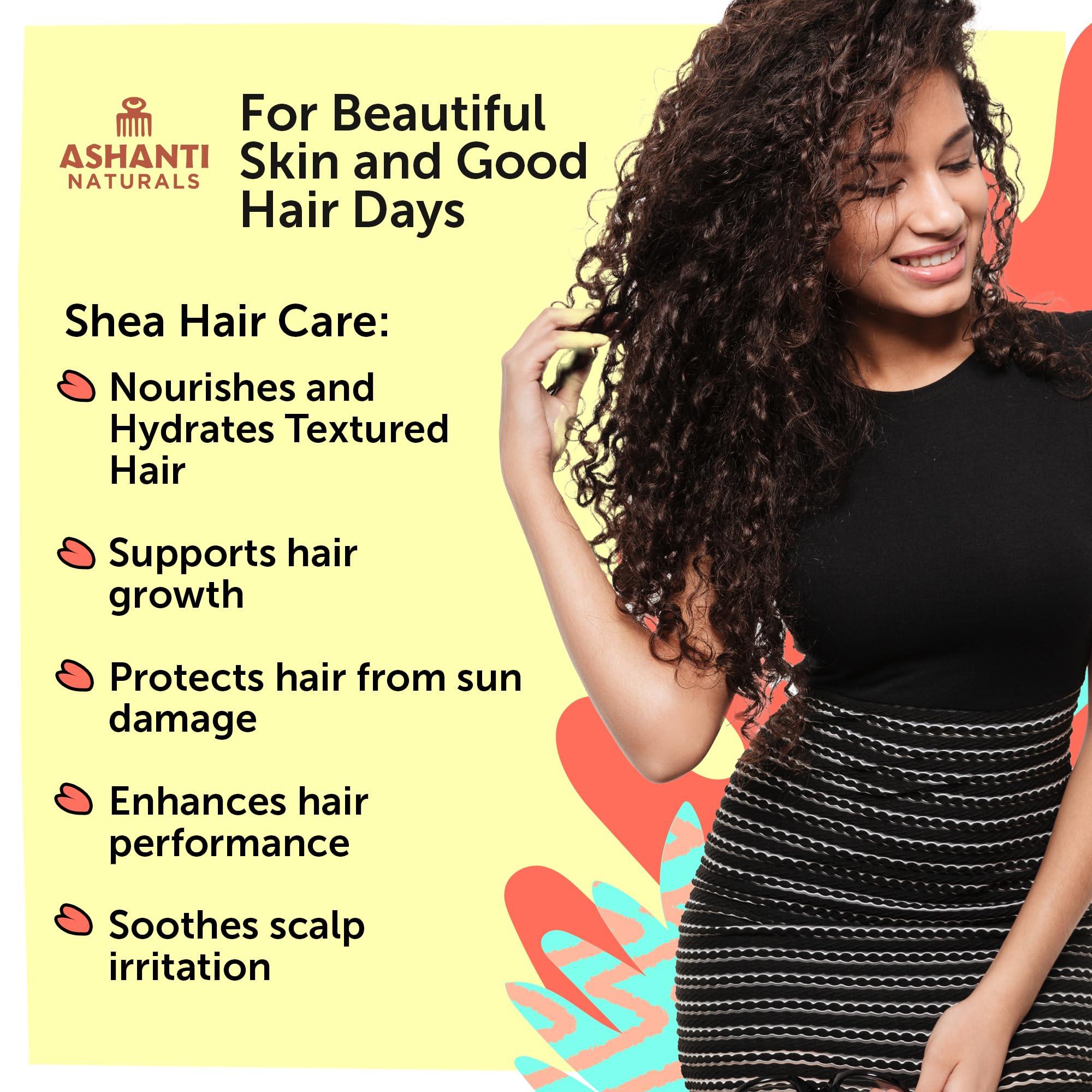 Ashanti Naturals Ashanti Naturals Creamy Yellow Shea Butter Whipped Body Butter | Grade A, 100% Natural African Raw Shea Butter for Dry Skin, Face and Hair (15oz)